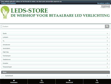 Tablet Screenshot of leds-store.be